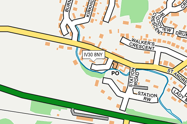 IV30 8NY map - OS OpenMap – Local (Ordnance Survey)