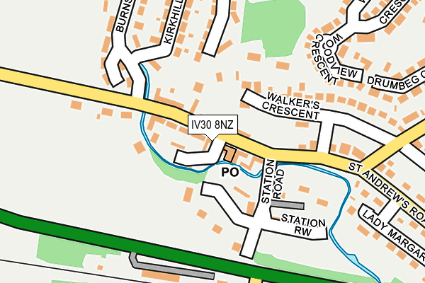 IV30 8NZ map - OS OpenMap – Local (Ordnance Survey)