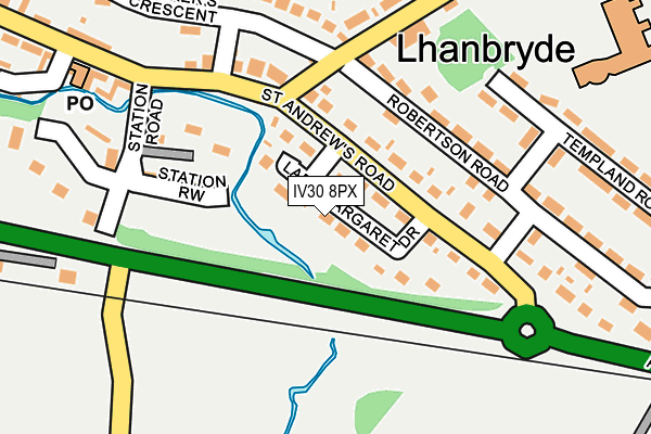 IV30 8PX map - OS OpenMap – Local (Ordnance Survey)