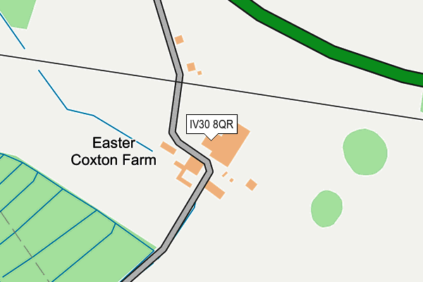 IV30 8QR map - OS OpenMap – Local (Ordnance Survey)