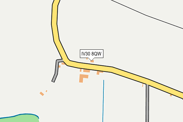 IV30 8QW map - OS OpenMap – Local (Ordnance Survey)