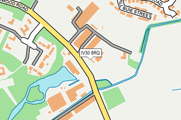 IV30 8RQ map - OS OpenMap – Local (Ordnance Survey)
