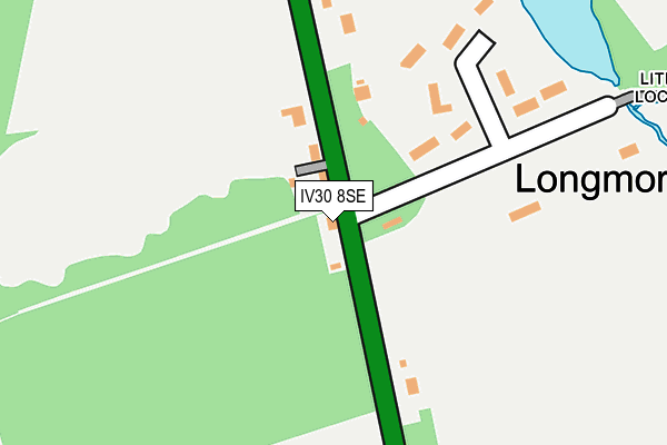 IV30 8SE map - OS OpenMap – Local (Ordnance Survey)