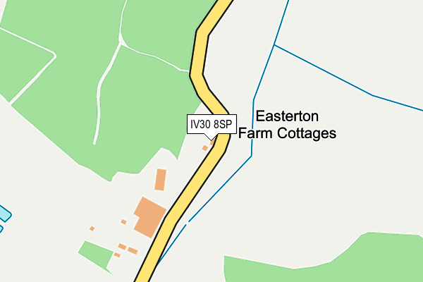 IV30 8SP map - OS OpenMap – Local (Ordnance Survey)