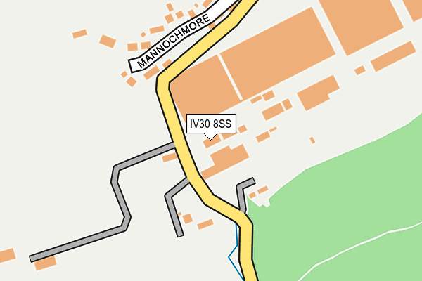 IV30 8SS map - OS OpenMap – Local (Ordnance Survey)