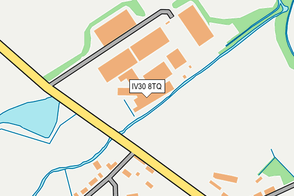 IV30 8TQ map - OS OpenMap – Local (Ordnance Survey)