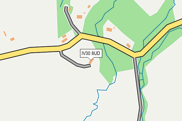 IV30 8UD map - OS OpenMap – Local (Ordnance Survey)