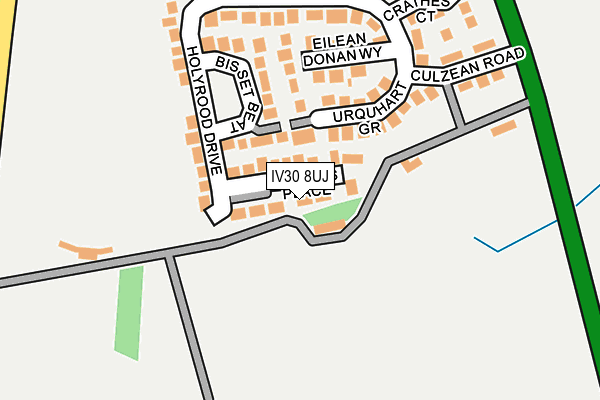 IV30 8UJ map - OS OpenMap – Local (Ordnance Survey)