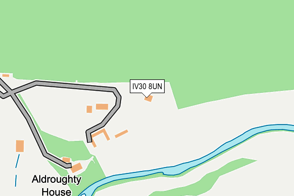 IV30 8UN map - OS OpenMap – Local (Ordnance Survey)