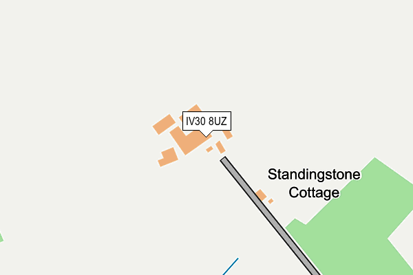 IV30 8UZ map - OS OpenMap – Local (Ordnance Survey)