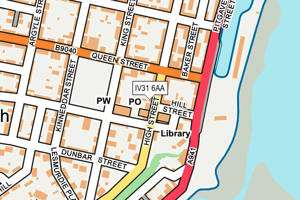 IV31 6AA map - OS OpenMap – Local (Ordnance Survey)