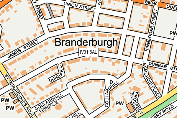 Map of BSWAN PIPING SERVICES LTD at local scale