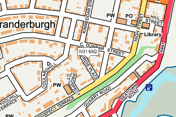 IV31 6AQ map - OS OpenMap – Local (Ordnance Survey)