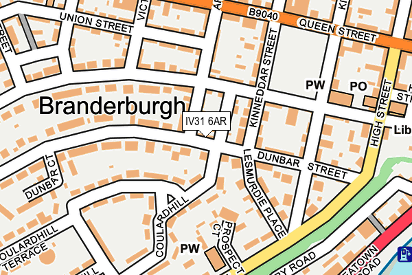 IV31 6AR map - OS OpenMap – Local (Ordnance Survey)