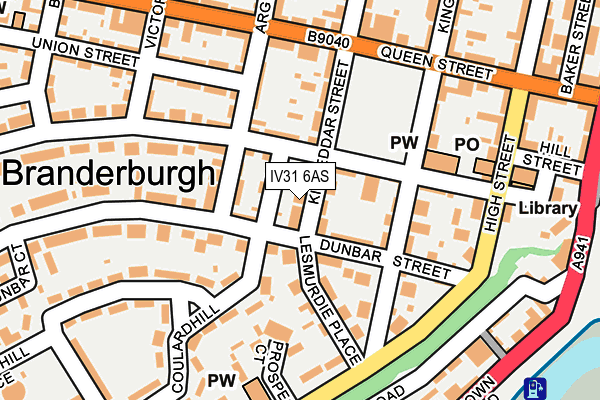 IV31 6AS map - OS OpenMap – Local (Ordnance Survey)