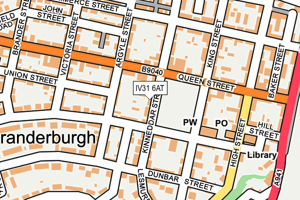 IV31 6AT map - OS OpenMap – Local (Ordnance Survey)