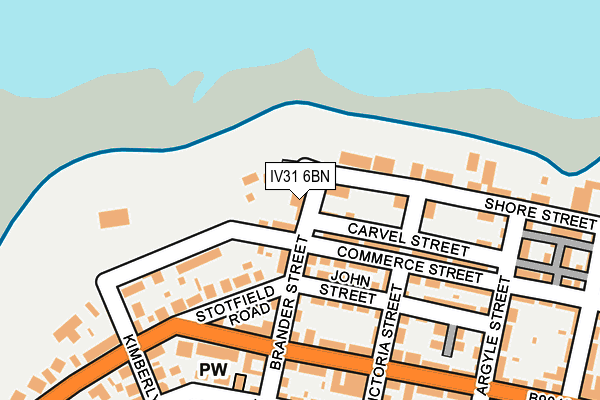 IV31 6BN map - OS OpenMap – Local (Ordnance Survey)