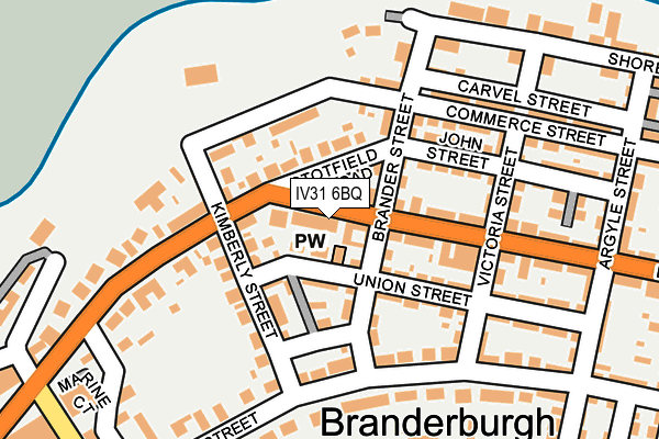 IV31 6BQ map - OS OpenMap – Local (Ordnance Survey)