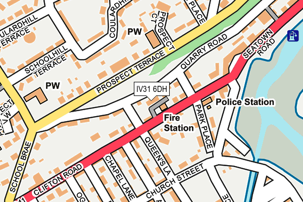 IV31 6DH map - OS OpenMap – Local (Ordnance Survey)