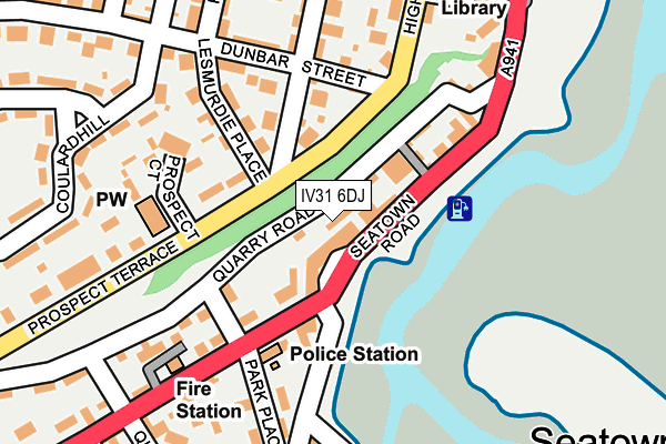 IV31 6DJ map - OS OpenMap – Local (Ordnance Survey)