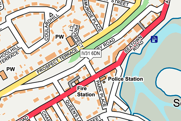 IV31 6DN map - OS OpenMap – Local (Ordnance Survey)