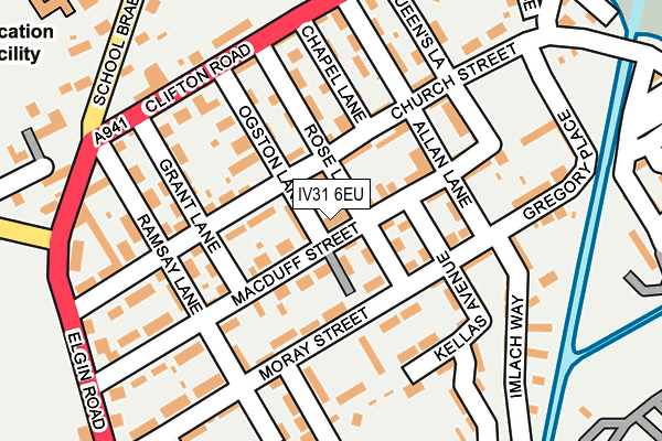 IV31 6EU map - OS OpenMap – Local (Ordnance Survey)