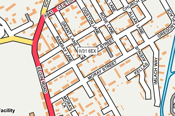 IV31 6EX map - OS OpenMap – Local (Ordnance Survey)