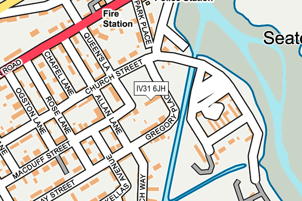 IV31 6JH map - OS OpenMap – Local (Ordnance Survey)