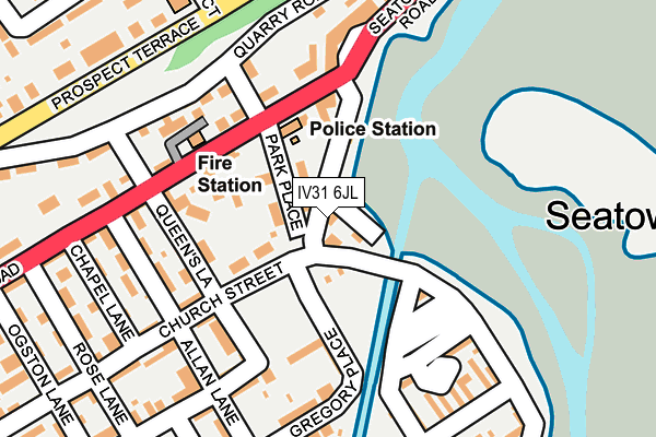 IV31 6JL map - OS OpenMap – Local (Ordnance Survey)