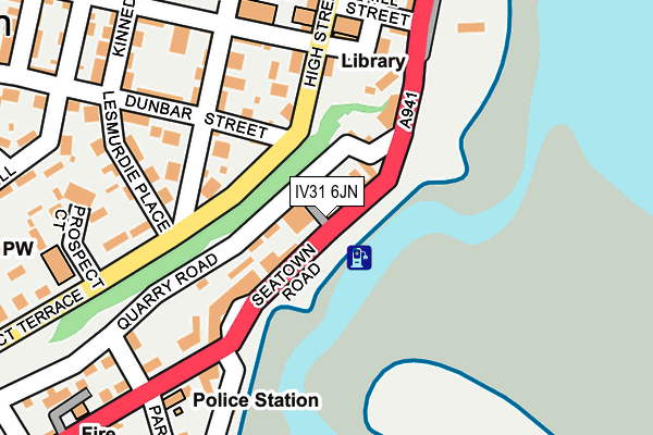 IV31 6JN map - OS OpenMap – Local (Ordnance Survey)