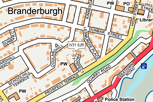 IV31 6JR map - OS OpenMap – Local (Ordnance Survey)