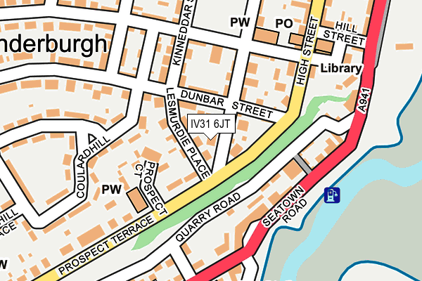 IV31 6JT map - OS OpenMap – Local (Ordnance Survey)