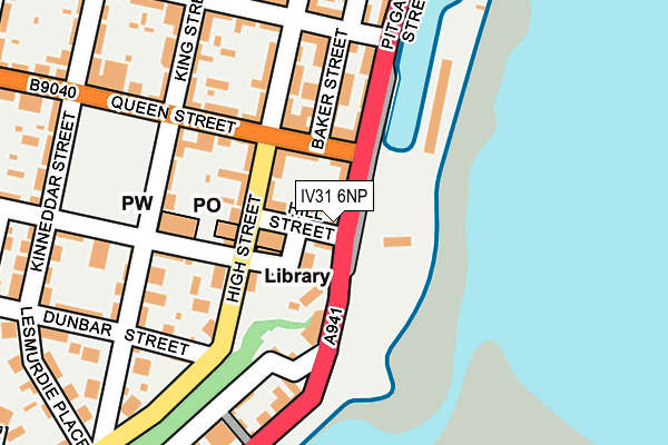 IV31 6NP map - OS OpenMap – Local (Ordnance Survey)