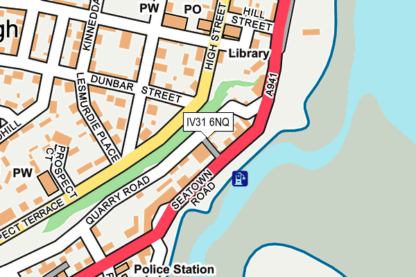 IV31 6NQ map - OS OpenMap – Local (Ordnance Survey)