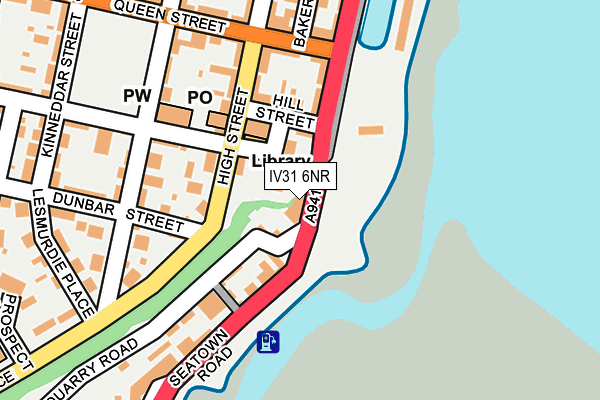 IV31 6NR map - OS OpenMap – Local (Ordnance Survey)