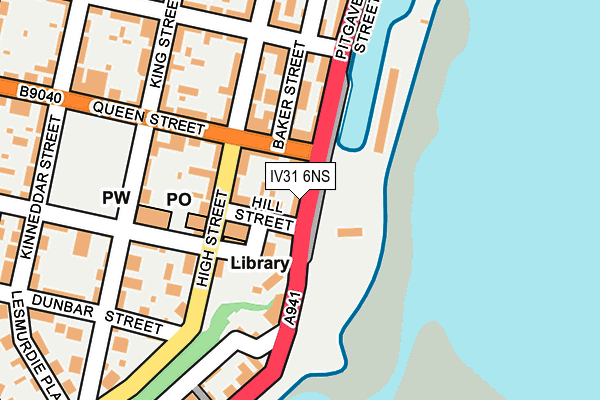 IV31 6NS map - OS OpenMap – Local (Ordnance Survey)