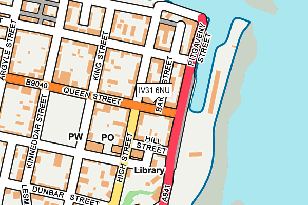 IV31 6NU map - OS OpenMap – Local (Ordnance Survey)