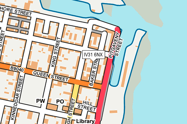 IV31 6NX map - OS OpenMap – Local (Ordnance Survey)