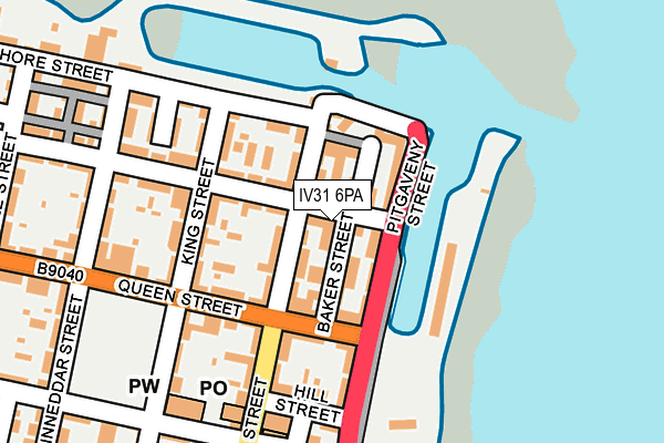 IV31 6PA map - OS OpenMap – Local (Ordnance Survey)