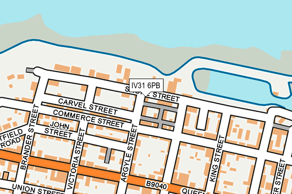 IV31 6PB map - OS OpenMap – Local (Ordnance Survey)