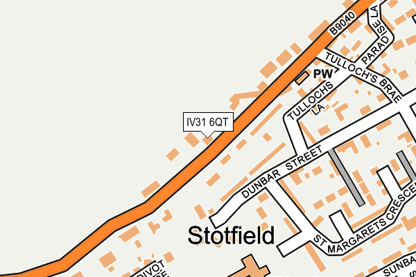 IV31 6QT map - OS OpenMap – Local (Ordnance Survey)