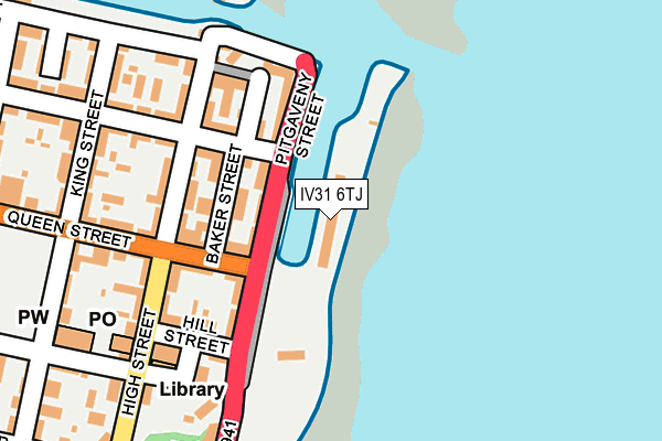 IV31 6TJ map - OS OpenMap – Local (Ordnance Survey)