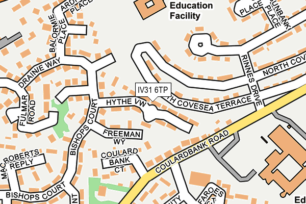 IV31 6TP map - OS OpenMap – Local (Ordnance Survey)
