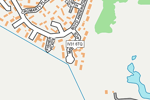 IV31 6TQ map - OS OpenMap – Local (Ordnance Survey)
