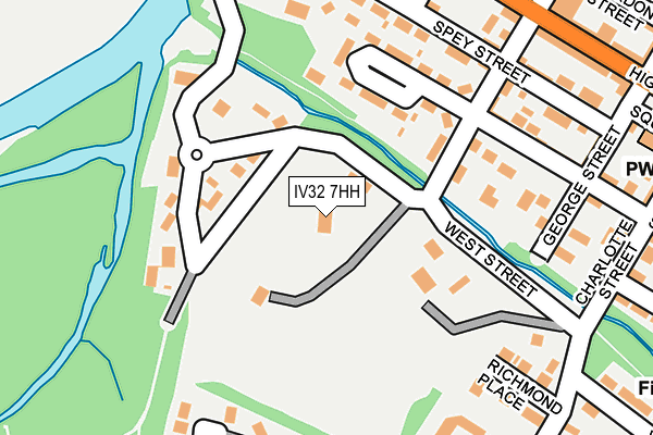 IV32 7HH map - OS OpenMap – Local (Ordnance Survey)