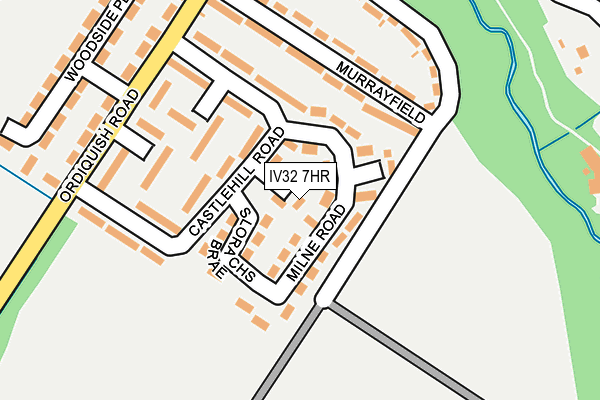 IV32 7HR map - OS OpenMap – Local (Ordnance Survey)
