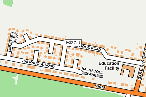 IV32 7JU map - OS OpenMap – Local (Ordnance Survey)