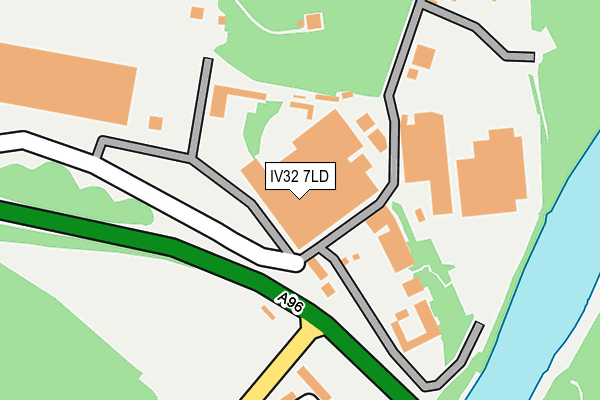 IV32 7LD map - OS OpenMap – Local (Ordnance Survey)