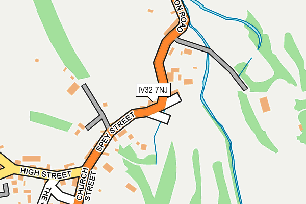 IV32 7NJ map - OS OpenMap – Local (Ordnance Survey)