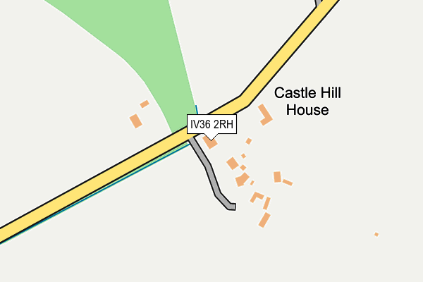 IV36 2RH map - OS OpenMap – Local (Ordnance Survey)